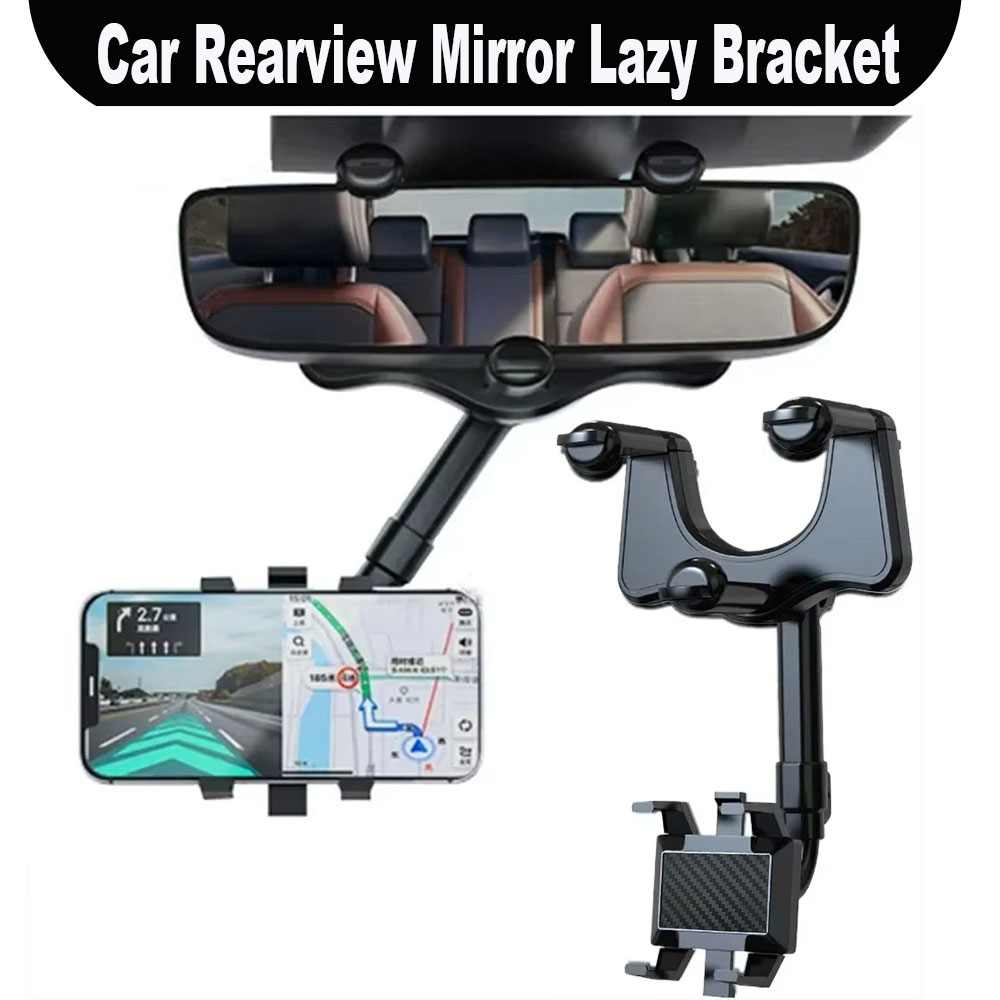 Car Mirror - Multifunctionele auto-achteruitkijkspiegel telefoonhouder voor auto 360