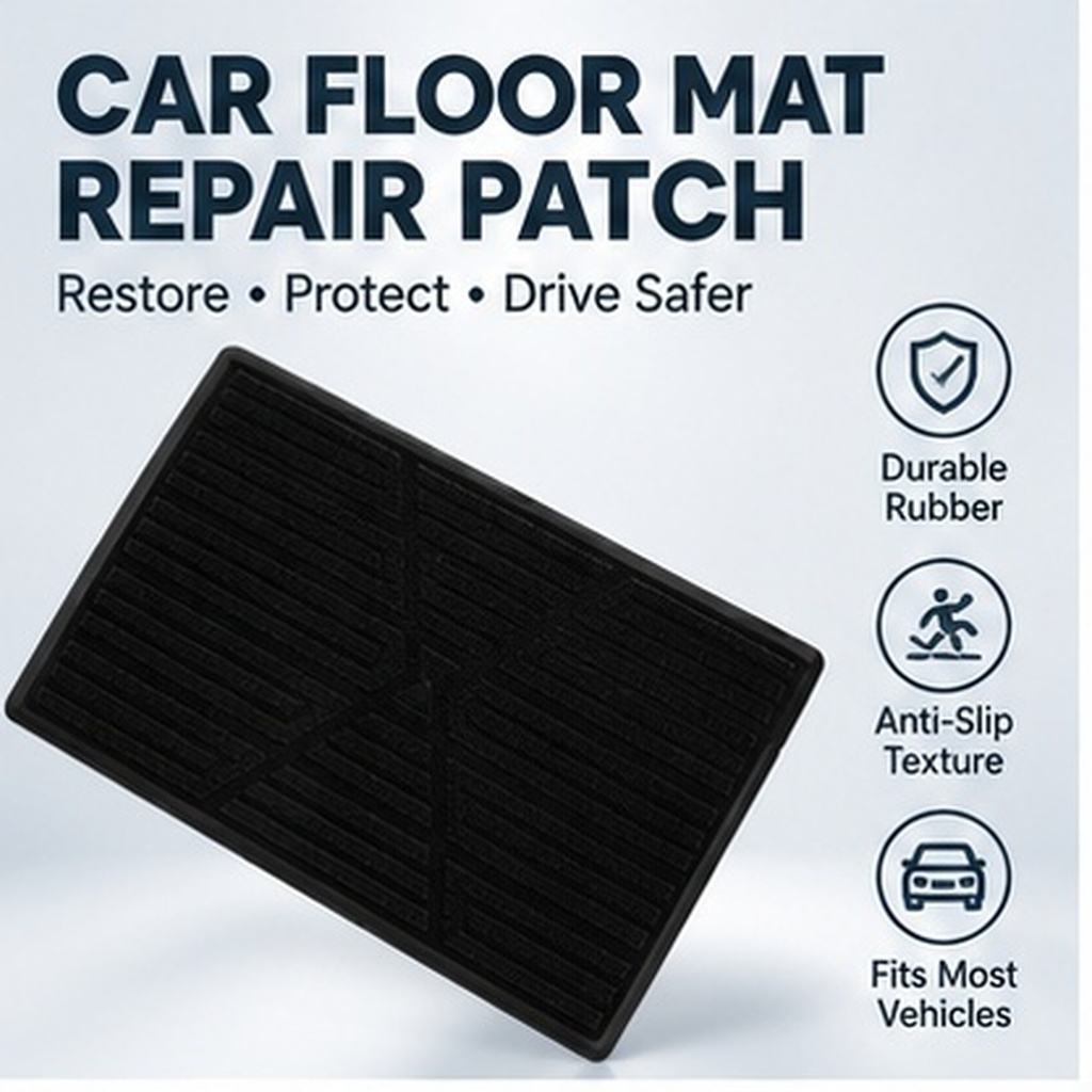 Car Floor Mat - Reparatiepatch voor autovloermatten, gemaakt van rubber,