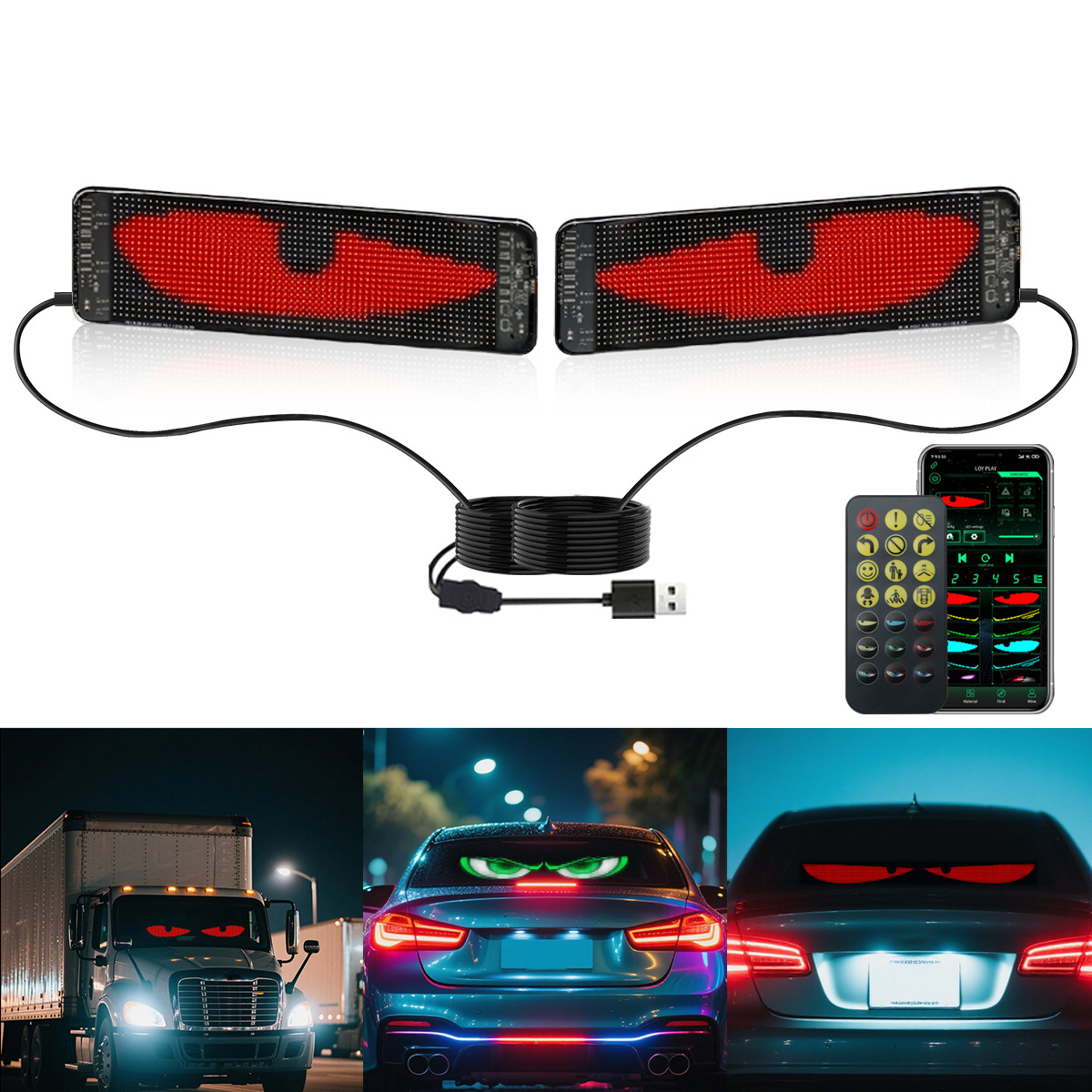 LED-auto zacht scherm, in de a - Car Led Light recensie en prijs
