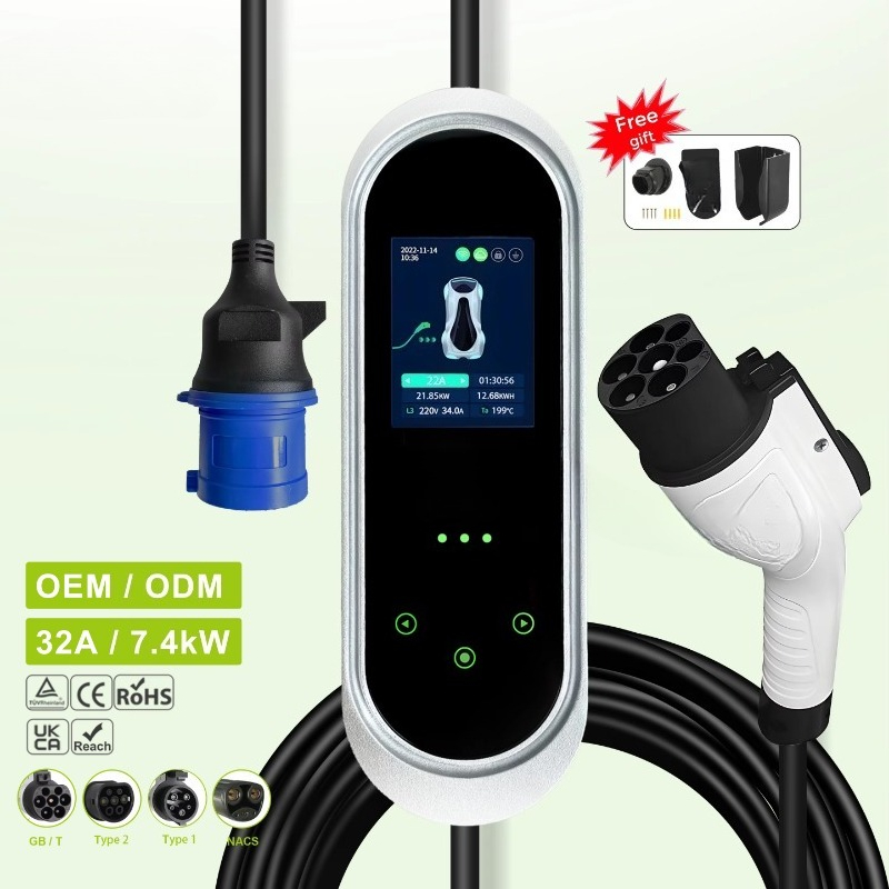 Draagbare EV-lader GB/T Hoge K - Car Charger recensie en prijs