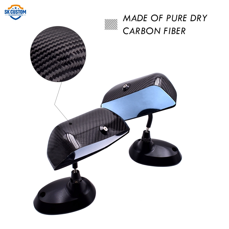 Droge carbon fiber spiegel met - Car Mirror recensie en prijs