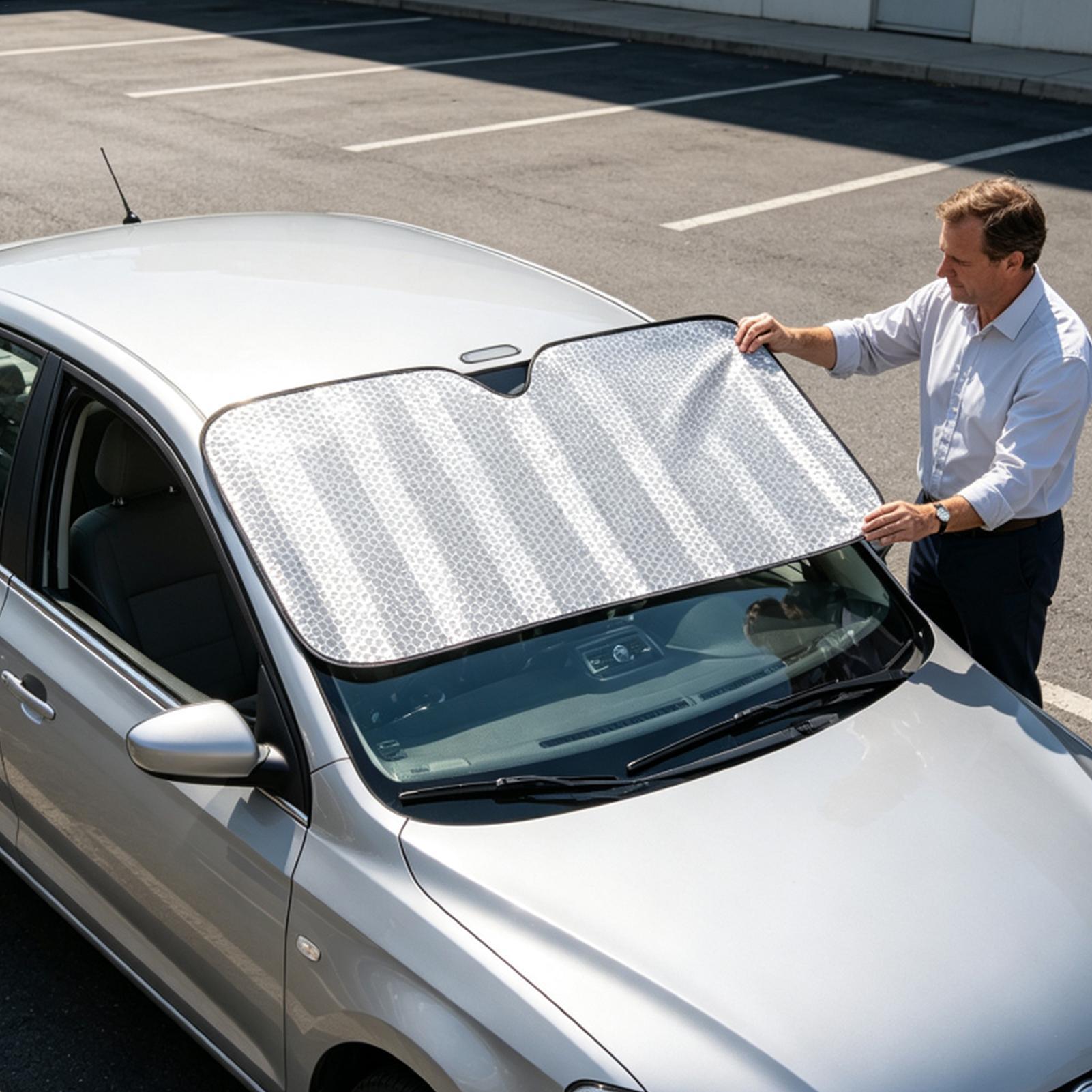 Voorruit Zonnescherm Zuignap O - Windshield Sun Shade recensie en prijs