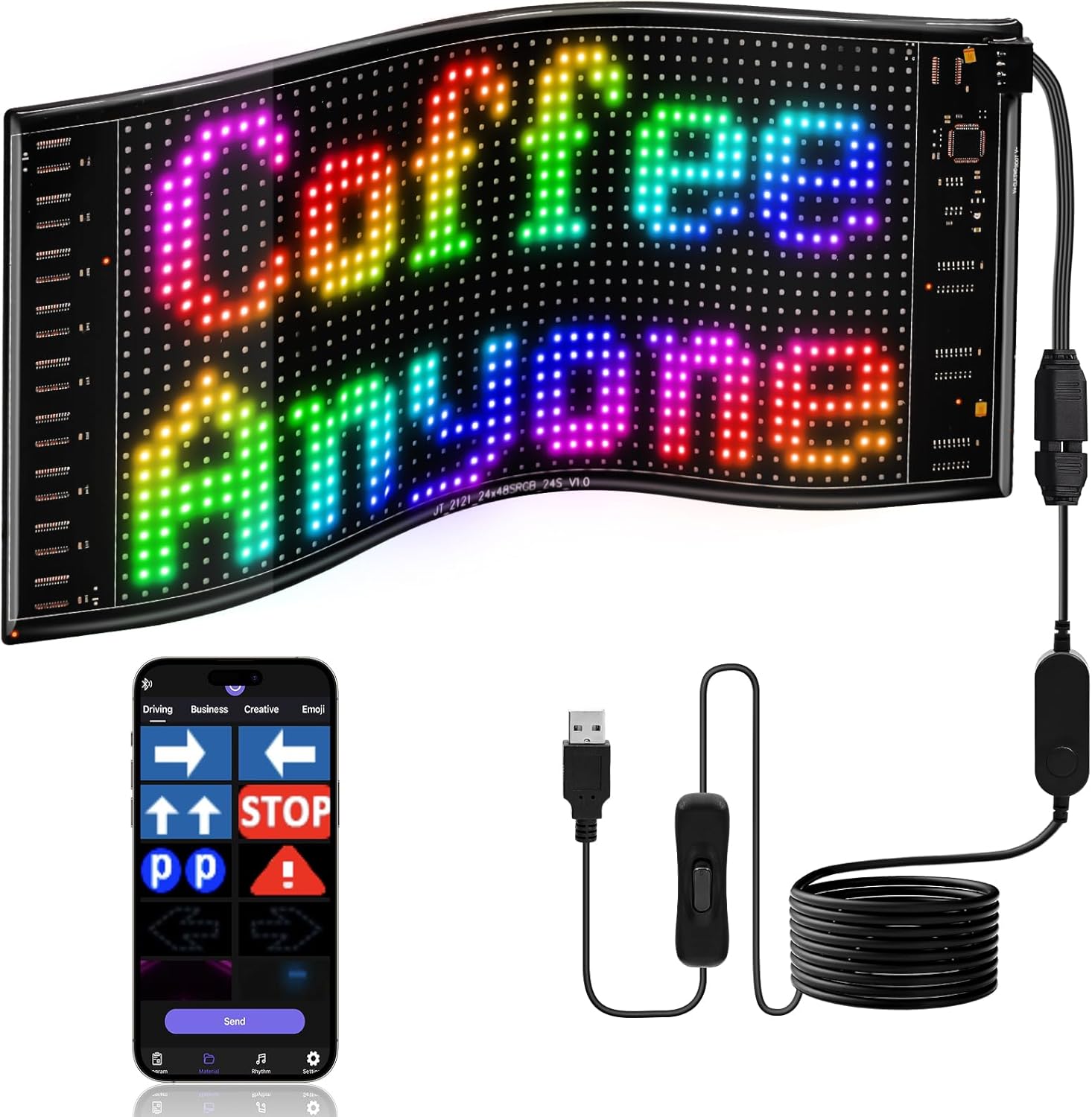 LED DIY Matrix Pixel Panel Led - Car Led Light recensie en prijs