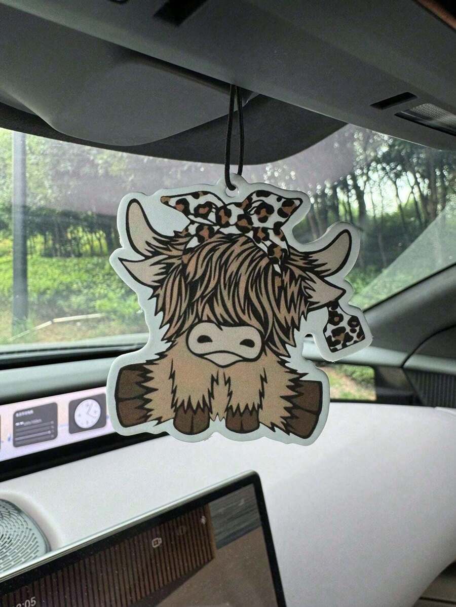 Cartoon Highland Cow auto-luch - Car Air Freshener recensie en prijs