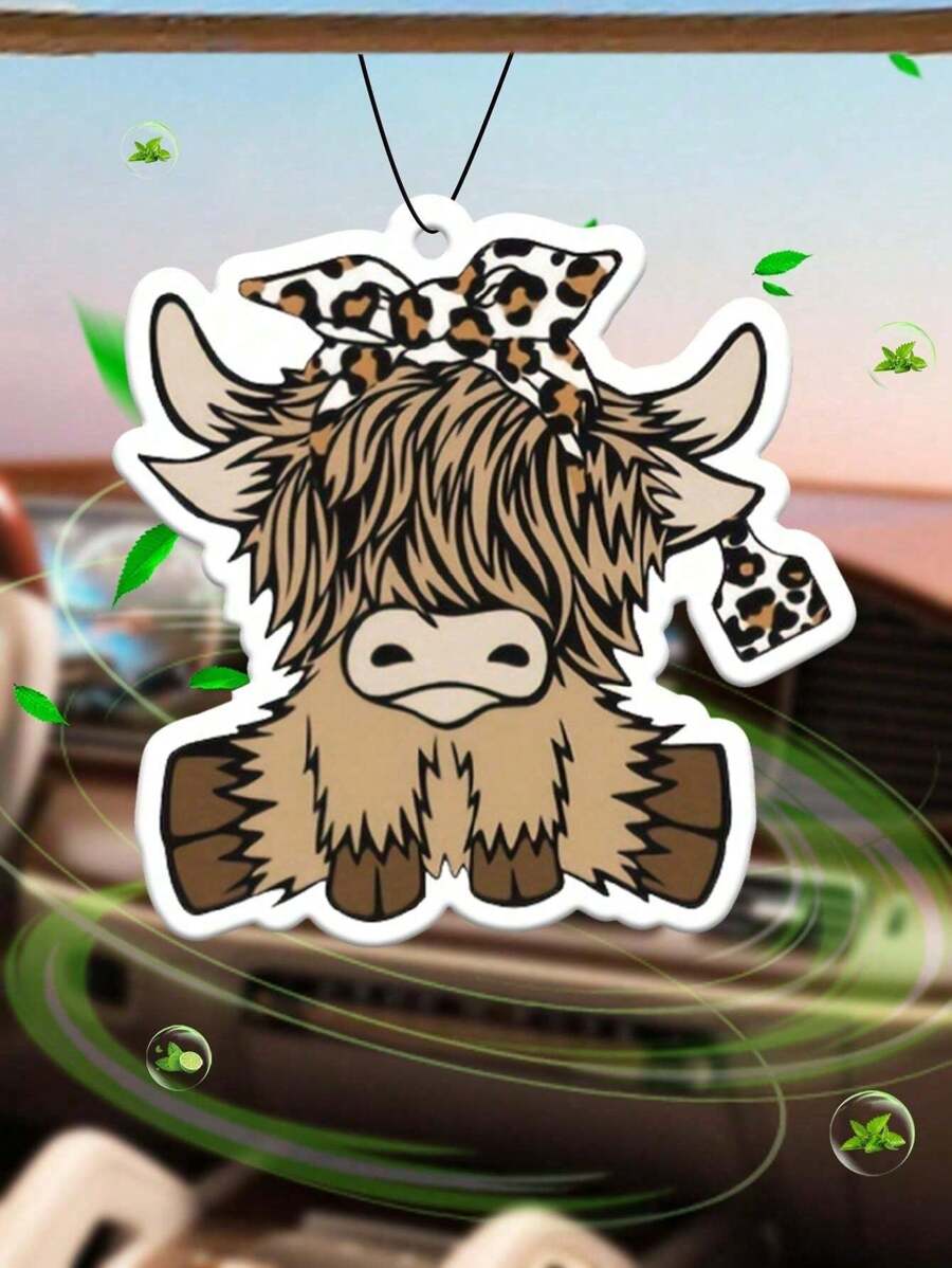 Cartoon Highland Cow auto-luch - Car Air Freshener recensie en prijs