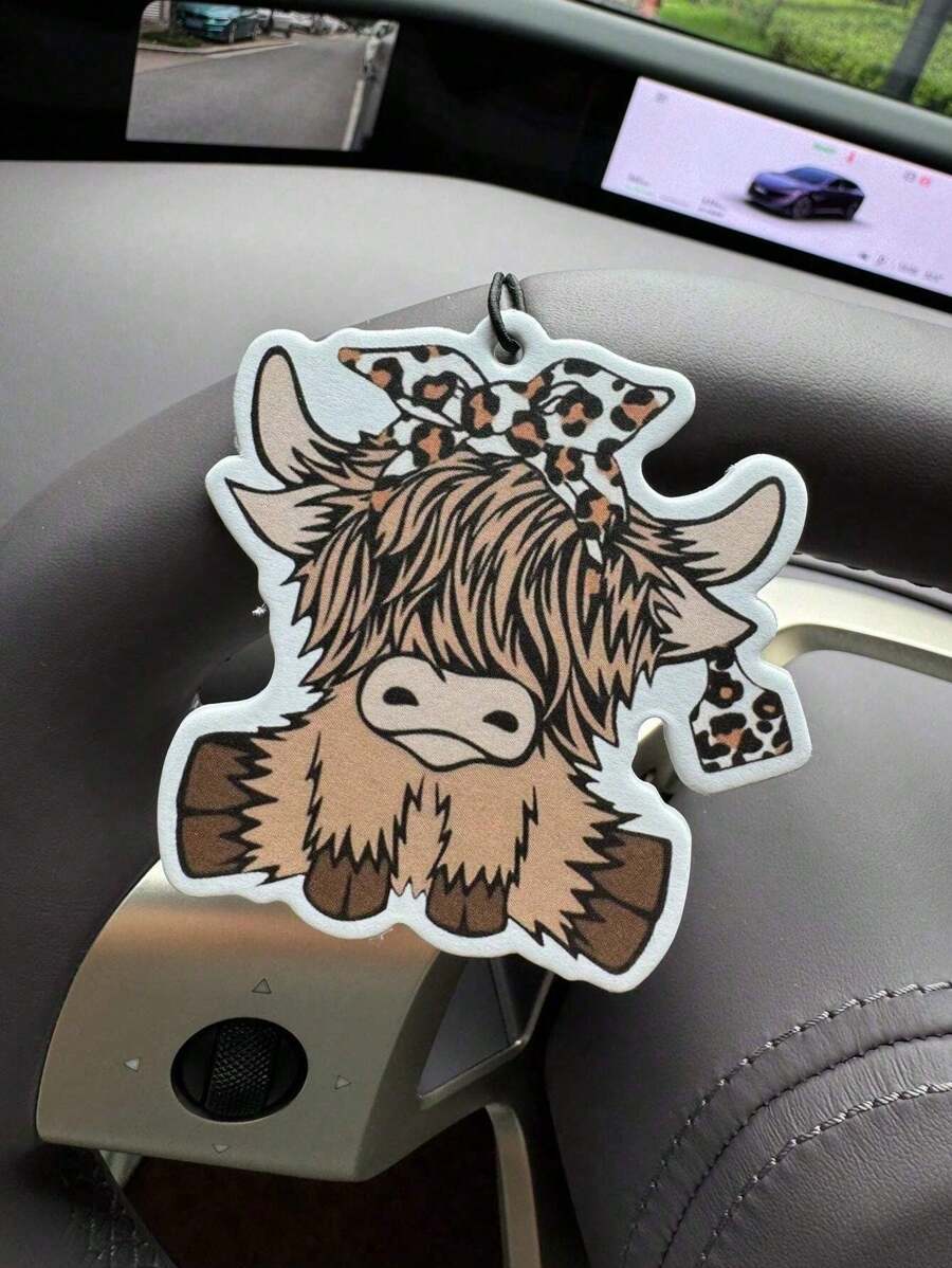 Cartoon Highland Cow auto-luch - Car Air Freshener recensie en prijs