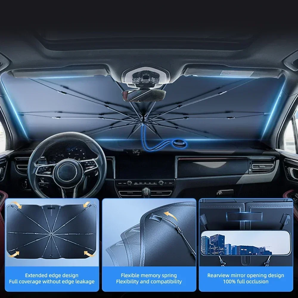 1PC Opvouwbare Auto Voorruit Z - Windshield Sun Shade recensie en prijs