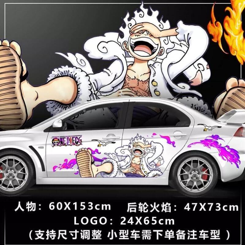 One Piece Sticker Autocarrosse - Car Accessories Japanese recensie en prijs
